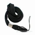 Tubular Polyester Mobile Phone Lanyard, Good Dimensional Stability, Used For ID Dard, Mobile Phone